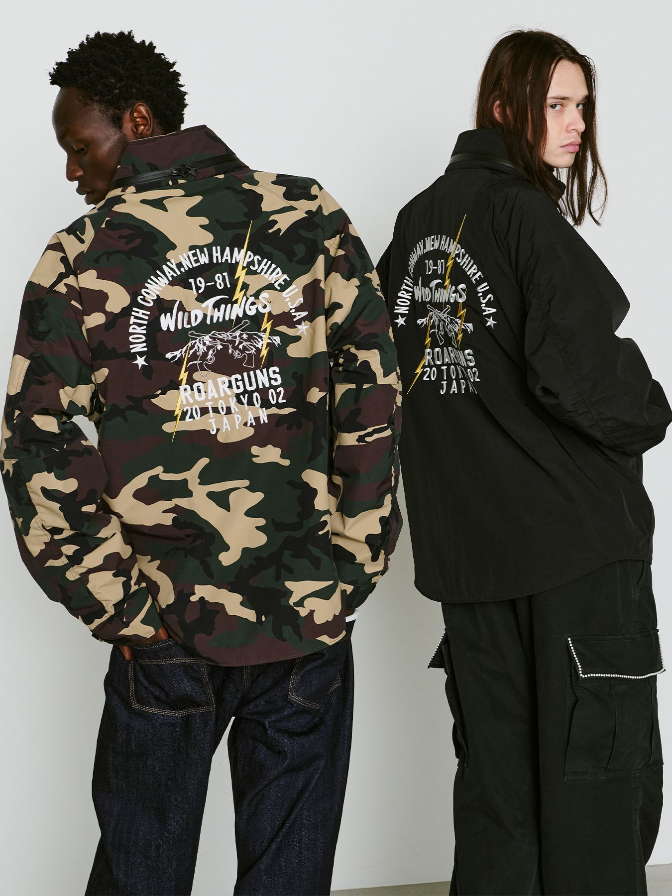 roarguns - WILD THINGSコラボ - WILD THINGS CAMO EMB / ナイロン