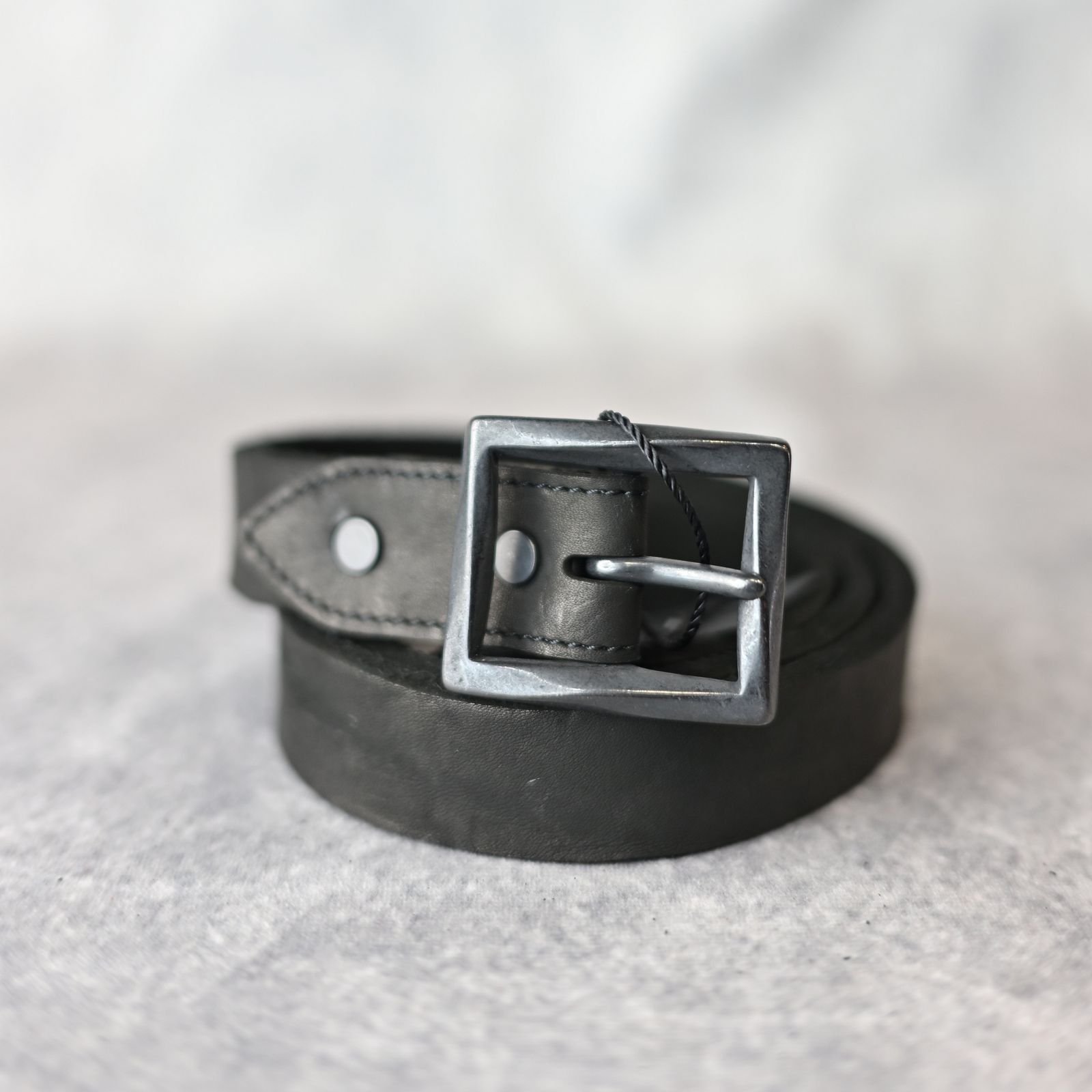 ISAMU KATAYAMA BACKLASH - ダブルショルダー製品染め 30㎜ベルト