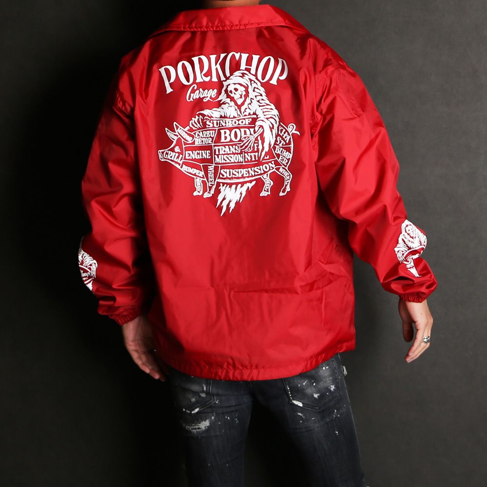 MASSES - × PORKCHOP / NYLON JKT REAPER P / コーチジャケット