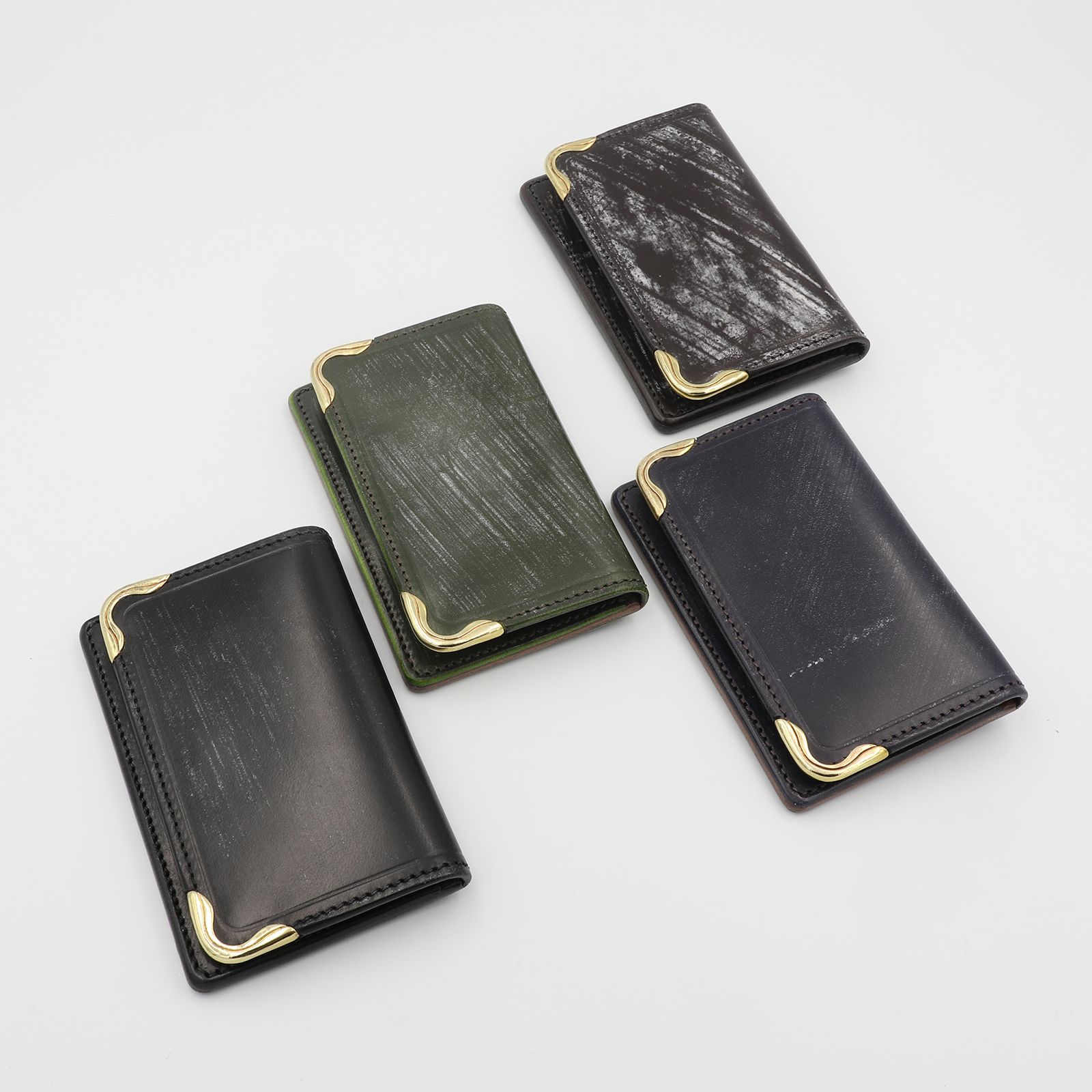 池之端銀革店 - 【Cramp】カードケース UKブライドルレザー 名刺入れ