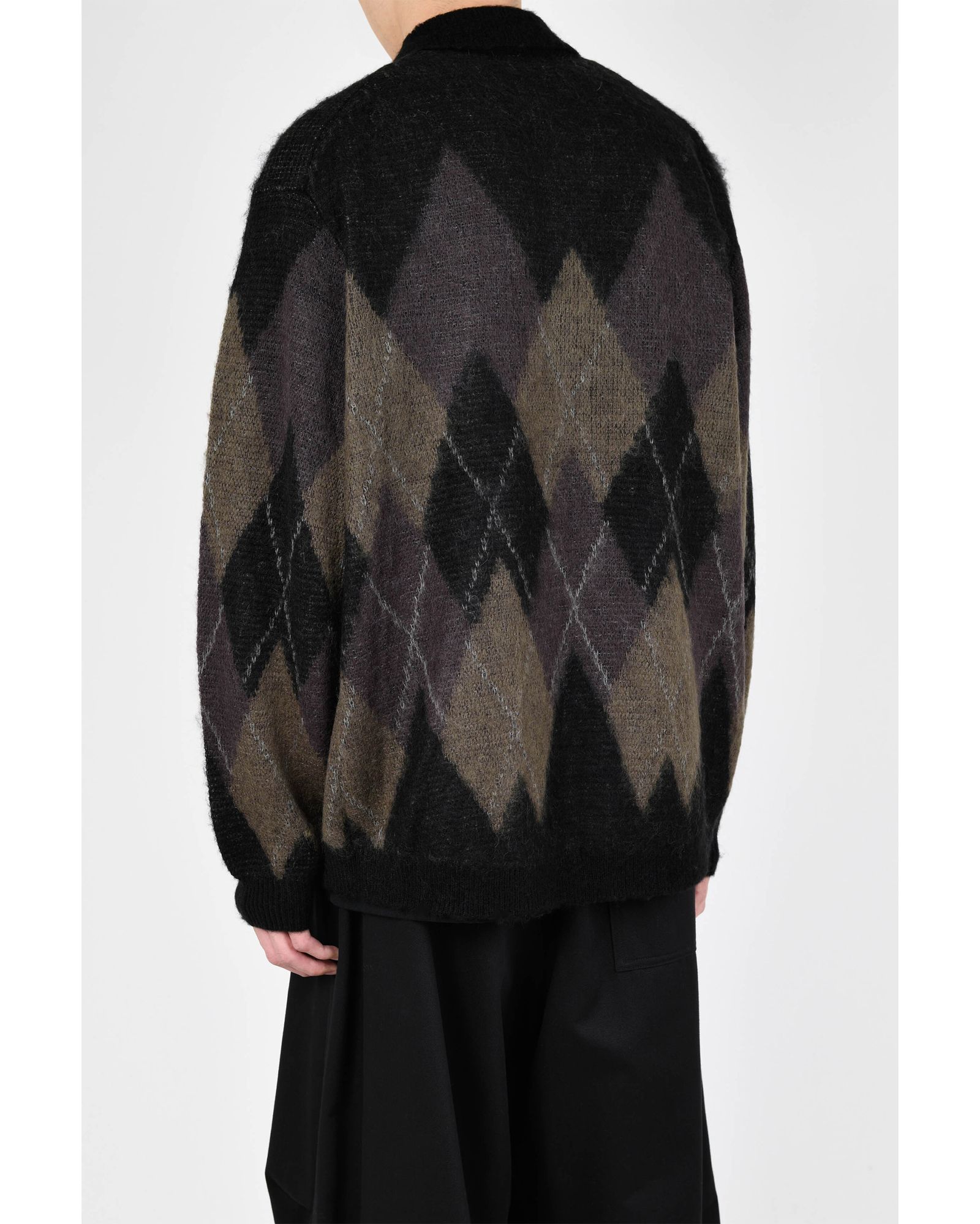 LAD MUSICIAN - Argyle Knit Shirt | fakejam