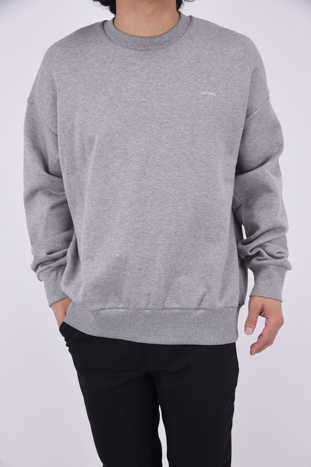 TATRAS - FIDASIO （フィダシオ） / ロゴ クルーネック 長袖スウェット
