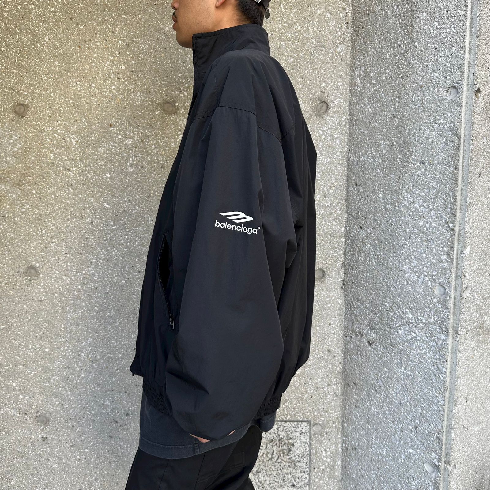 BALENCIAGA - 3B SPORTS ICON TRACKJACKET /ブラック/トラック
