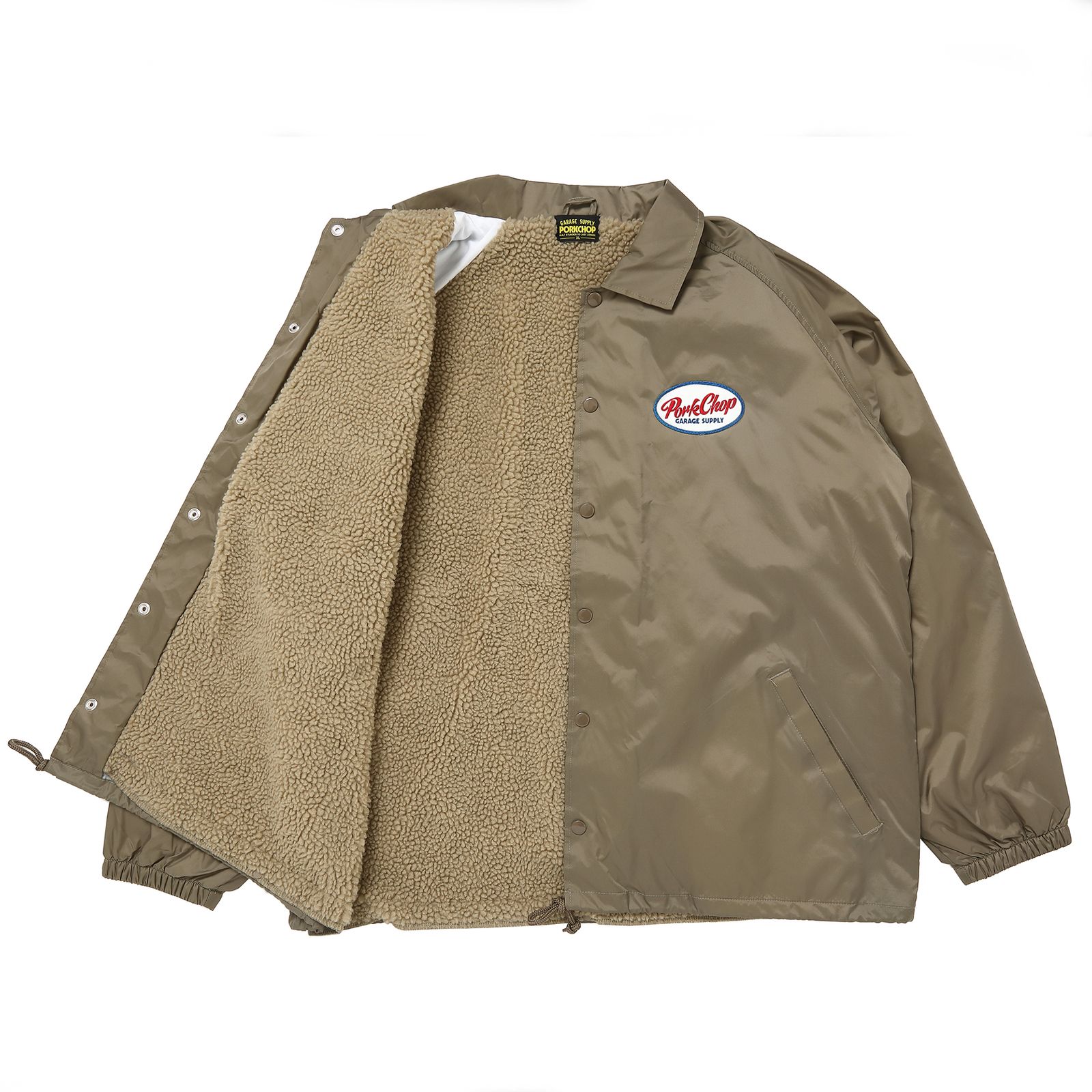 PORKCHOP GARAGE SUPPLY - BOA COACH JKT (KHAKI) / ボアインナー