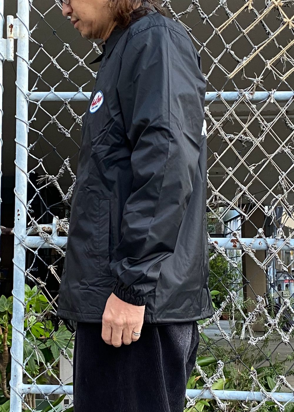 PORKCHOP GARAGE SUPPLY - 【ラスト1点】BOMB COACH JKT (BLACK