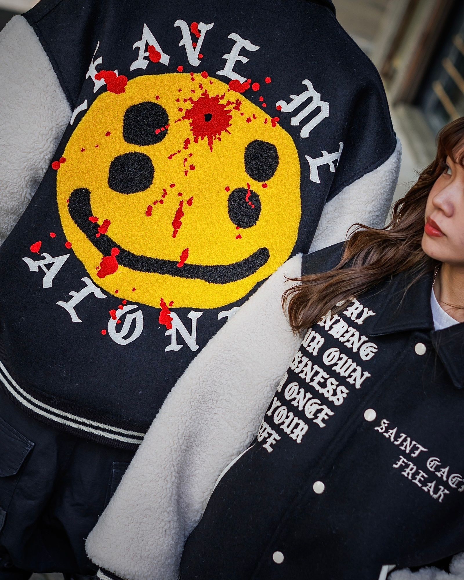 SAINT M×××××× - セントマイケル24AW LMA CP_VARSITY JKT(SM-YS1-0000