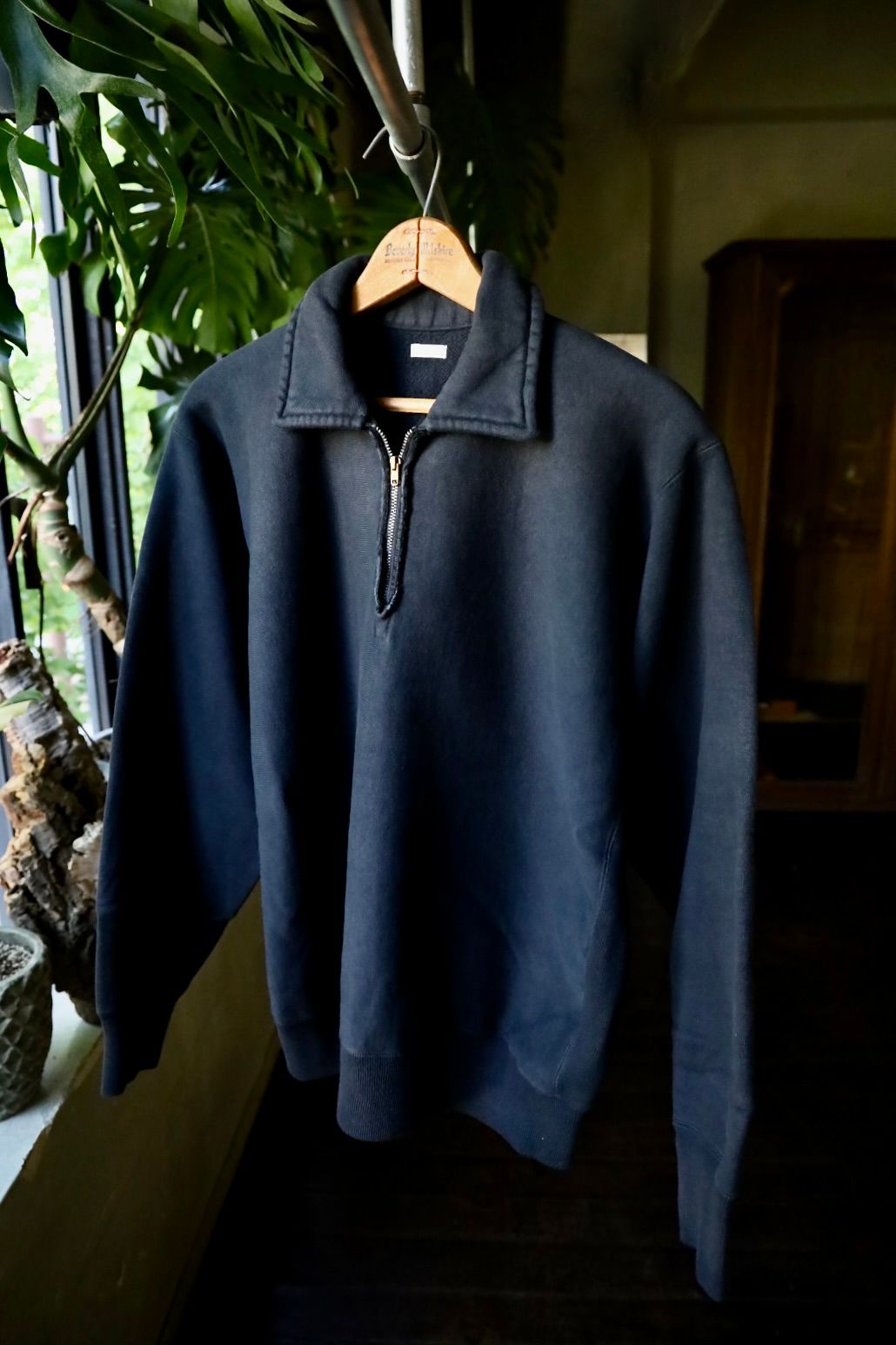 A.PRESSE - アプレッセ Vintage Half Zip Sweat Shirt (24AAP-05-08K