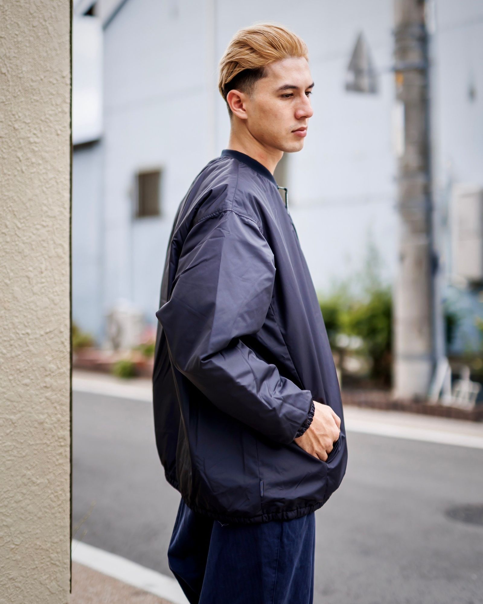 Stripes For Creative BASEBALL HALF ZIP JACKET スタイル9月21日新作