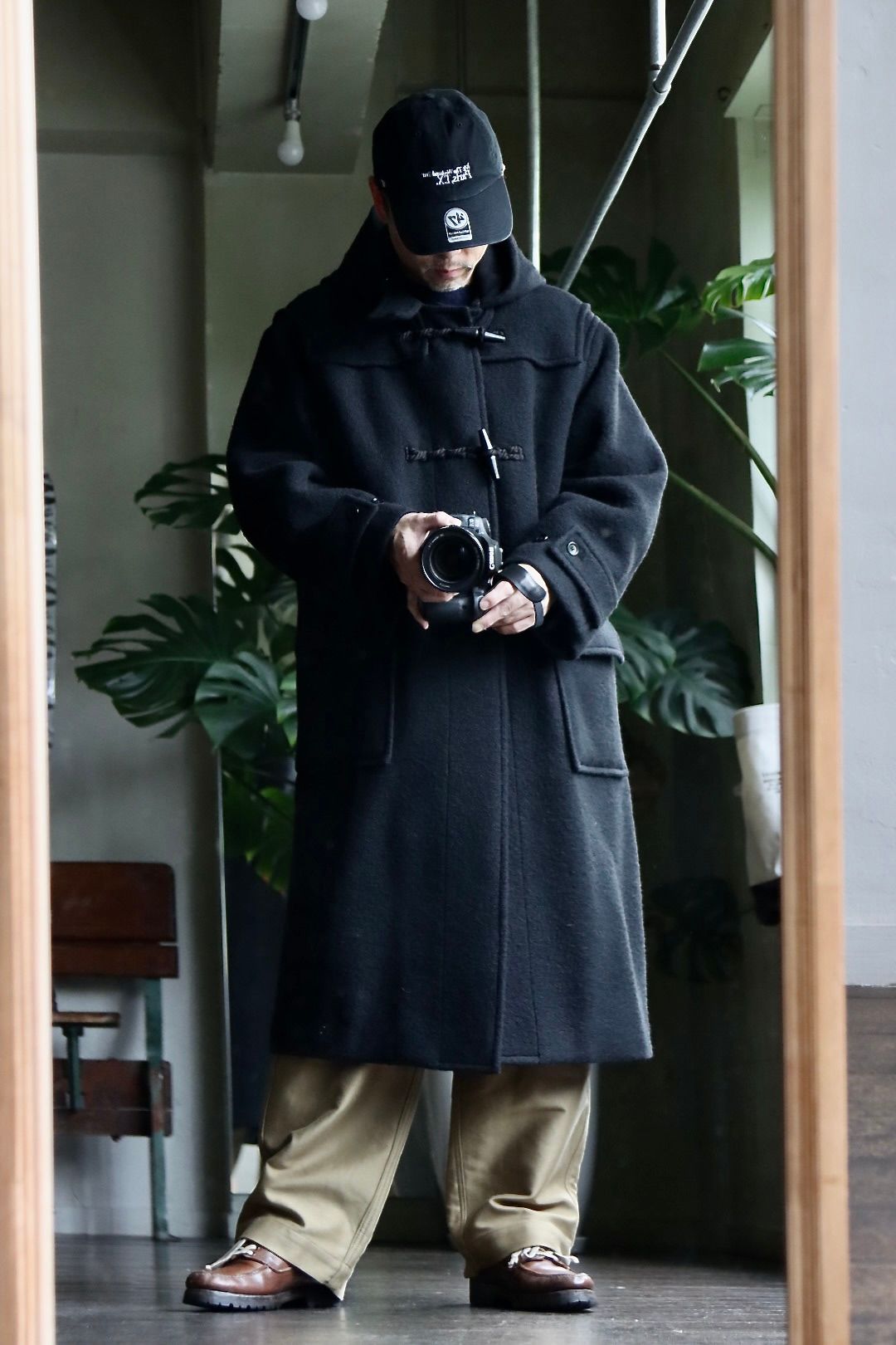 blurhms blurhmsROOTSTOCK Wool Melton Duffle Coat | MARK