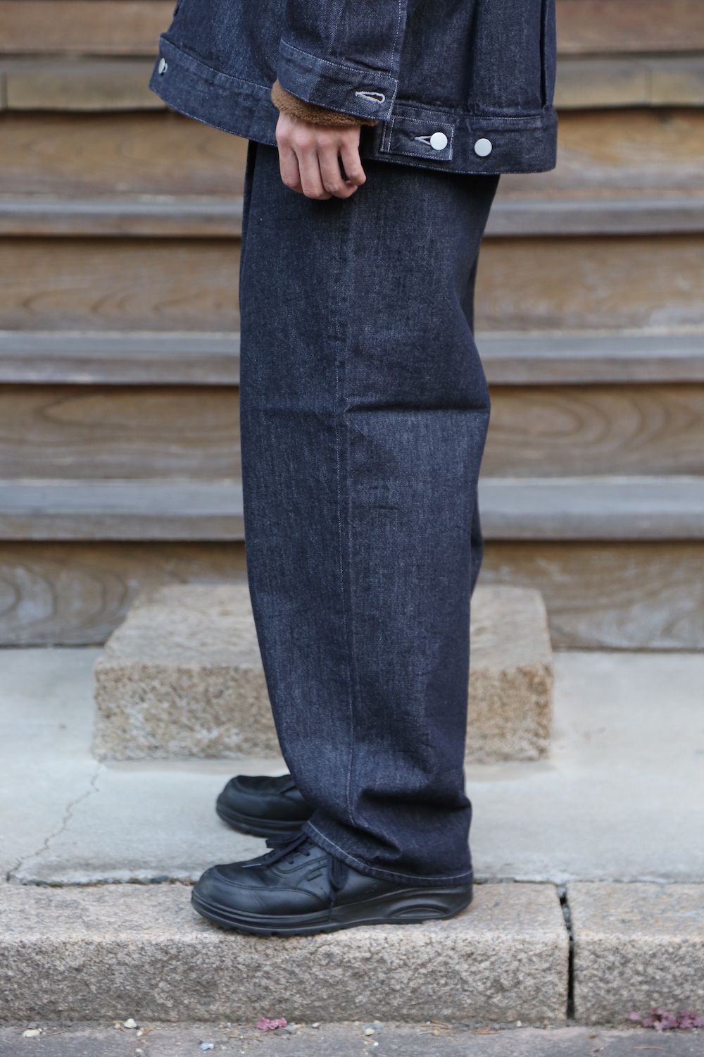 Graphpaper Colorfast Denim Blouson&Colorfast Denim Two Tuck Pants