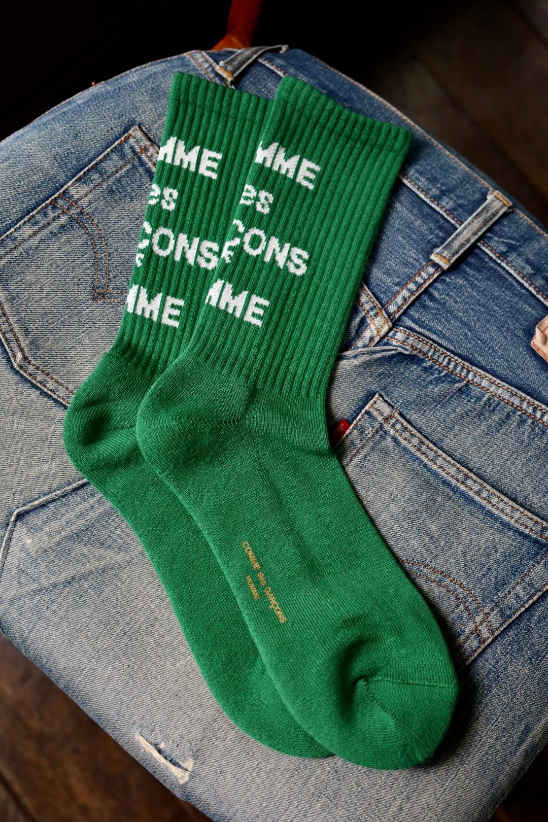 COMME des GARCONS HOMME - コムデギャルソンオム24AW ロゴソックス(HN