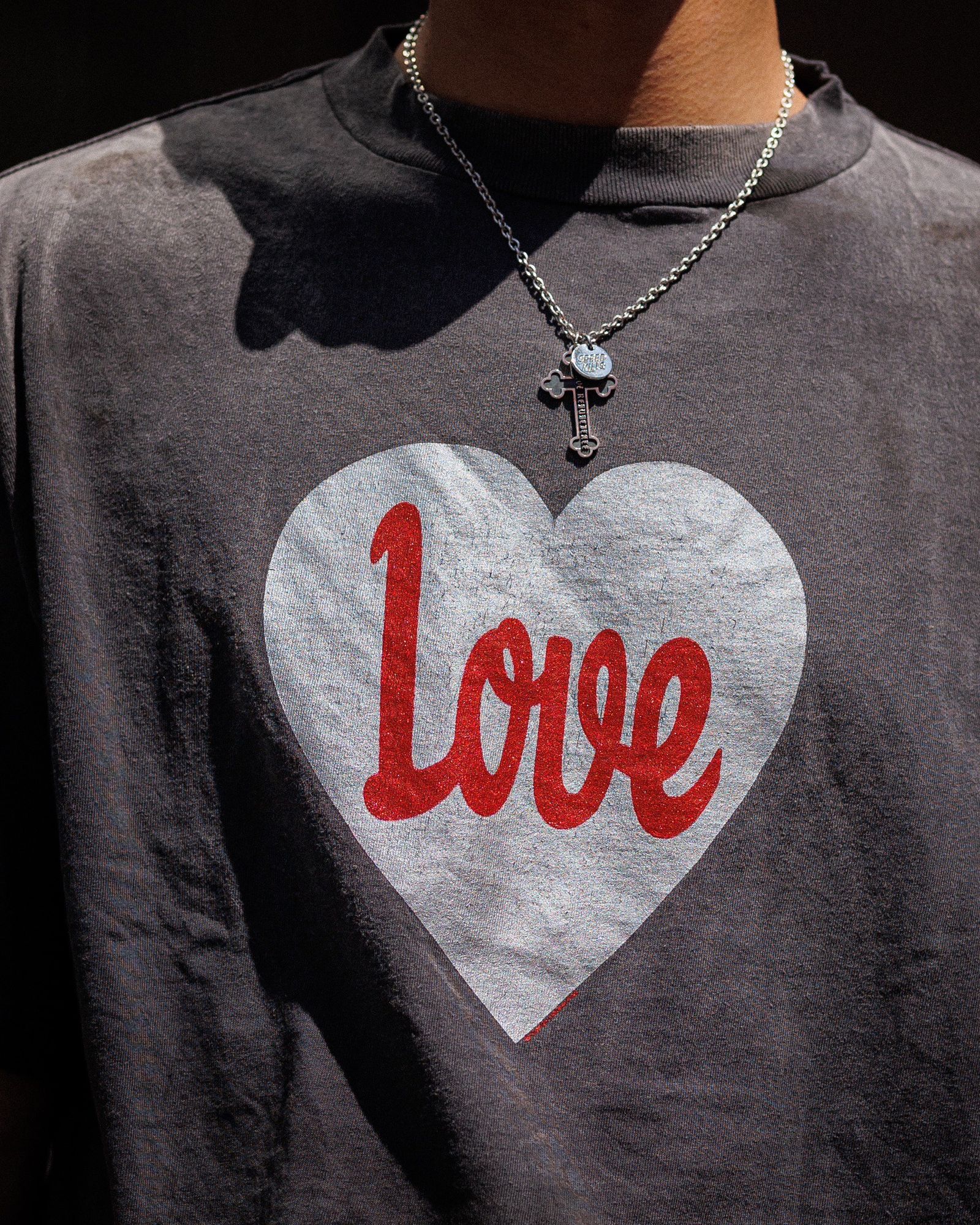 SAINT M×××××× - セントマイケル Tシャツ HEART LOVE SS TEE(SM-HR8