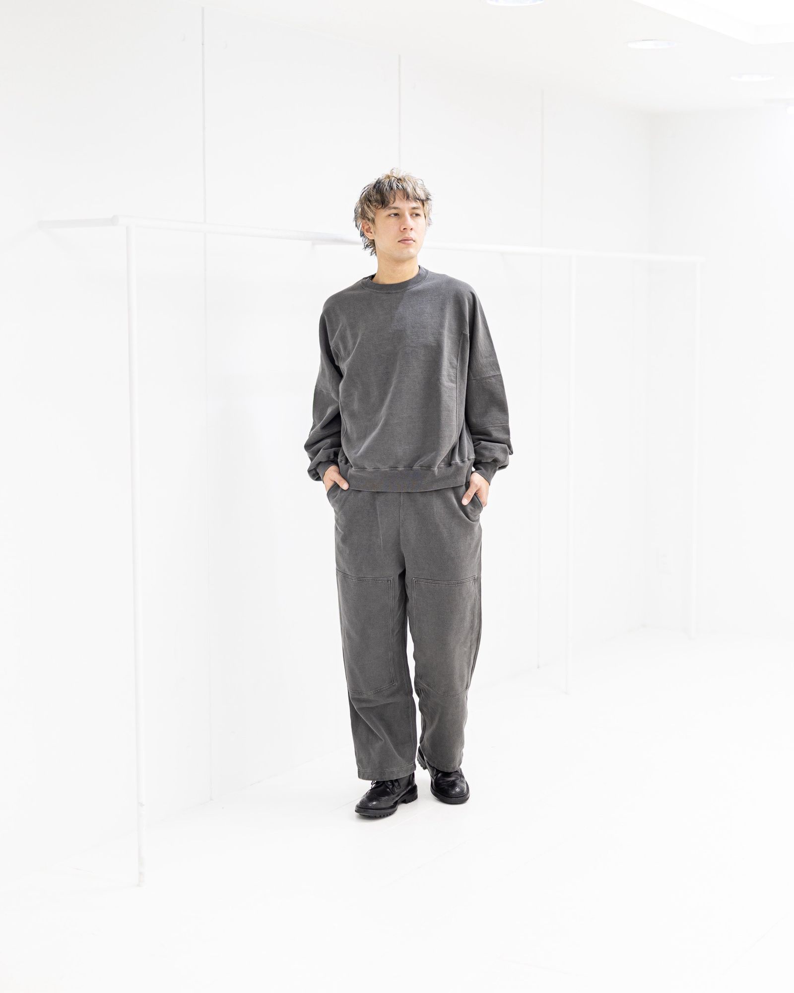 blurhms - blurhms ブラームス 26SS Light Sweat Panel P/O(BHS26S032