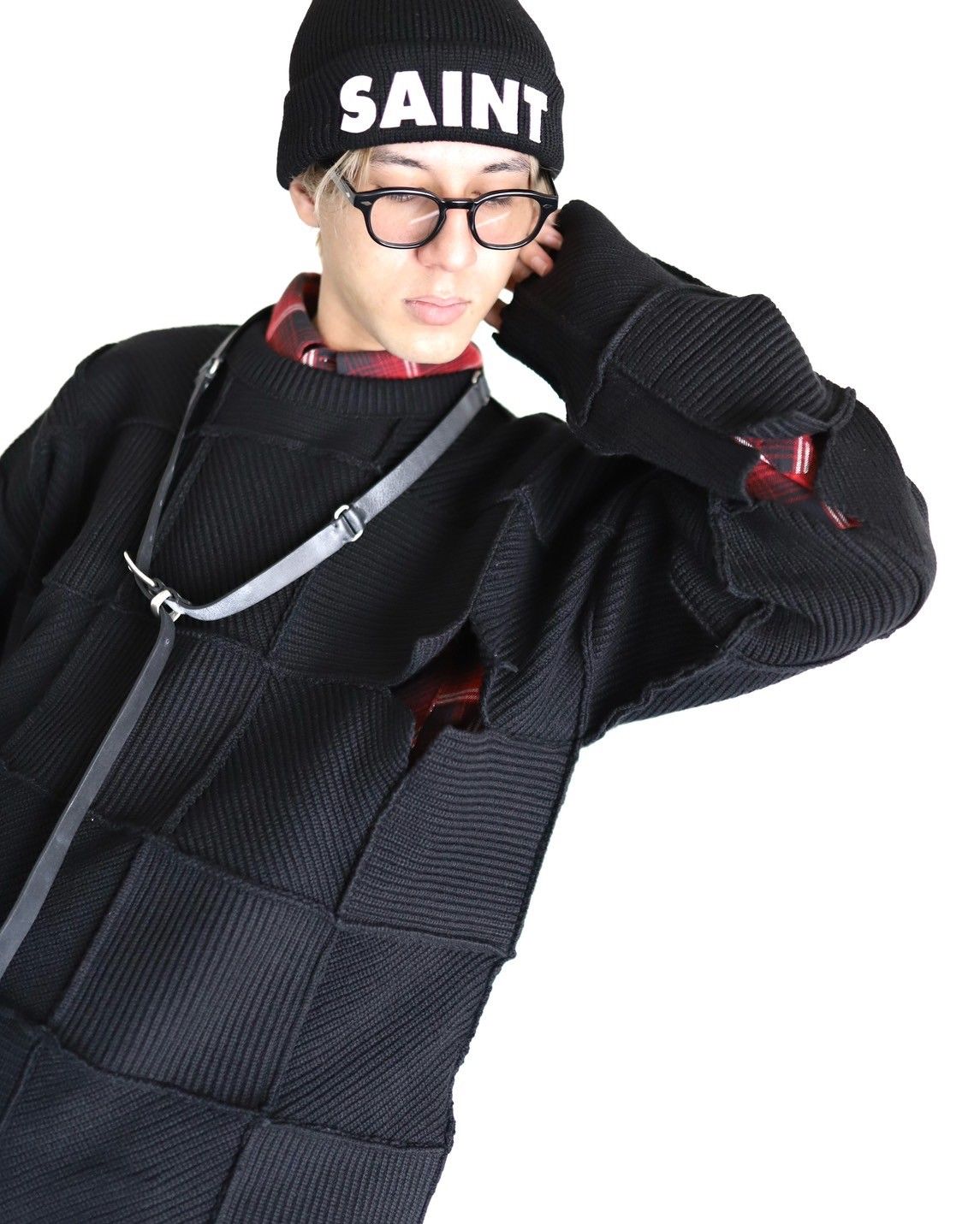 YOKE ヨーク 24SS PATCHWORK RIB SWEATERスタイル | 4094 | MARK