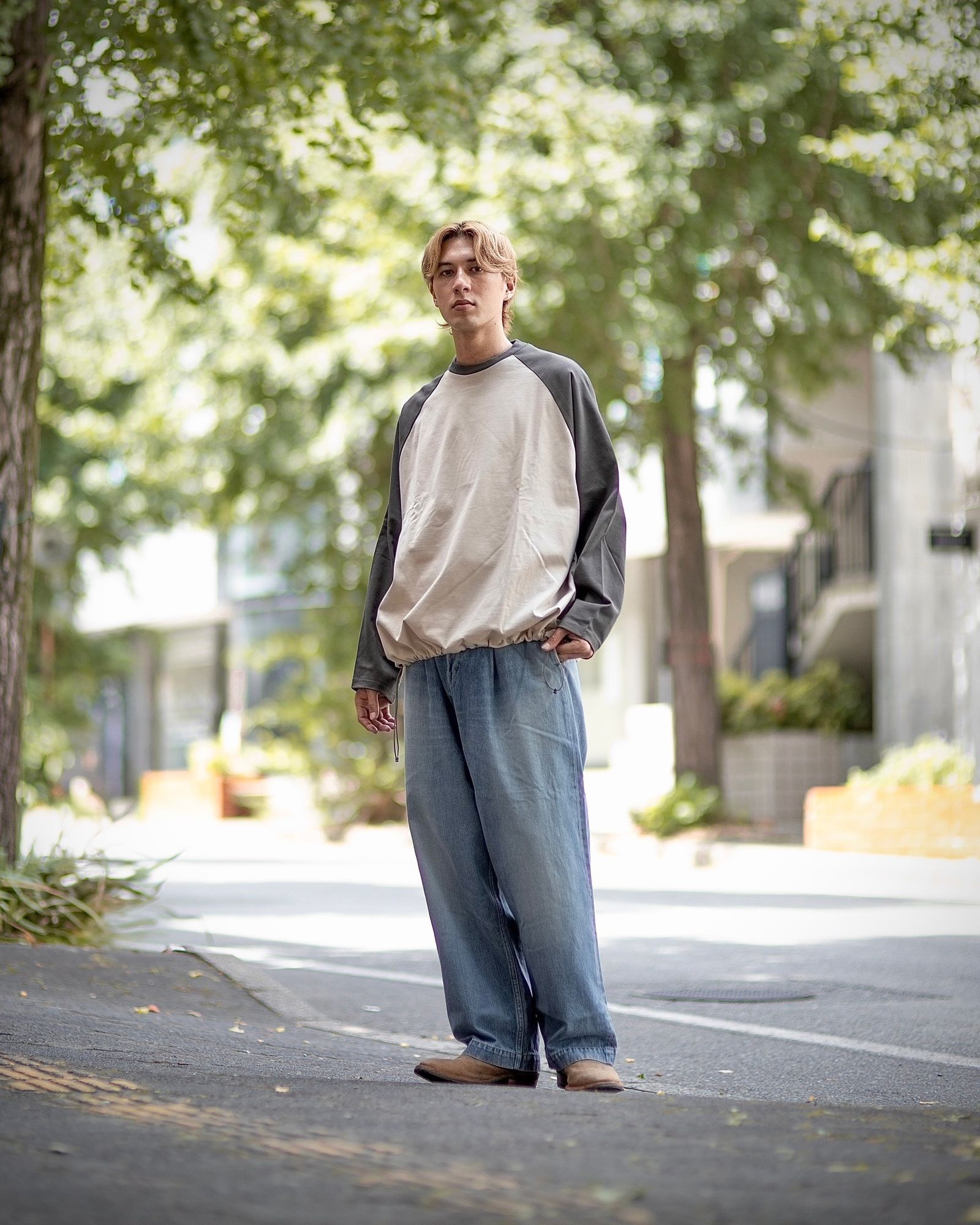 イズネス BALLOON RAGLAN LONG SLEEVE T SHIRT style | 5090 | MARK