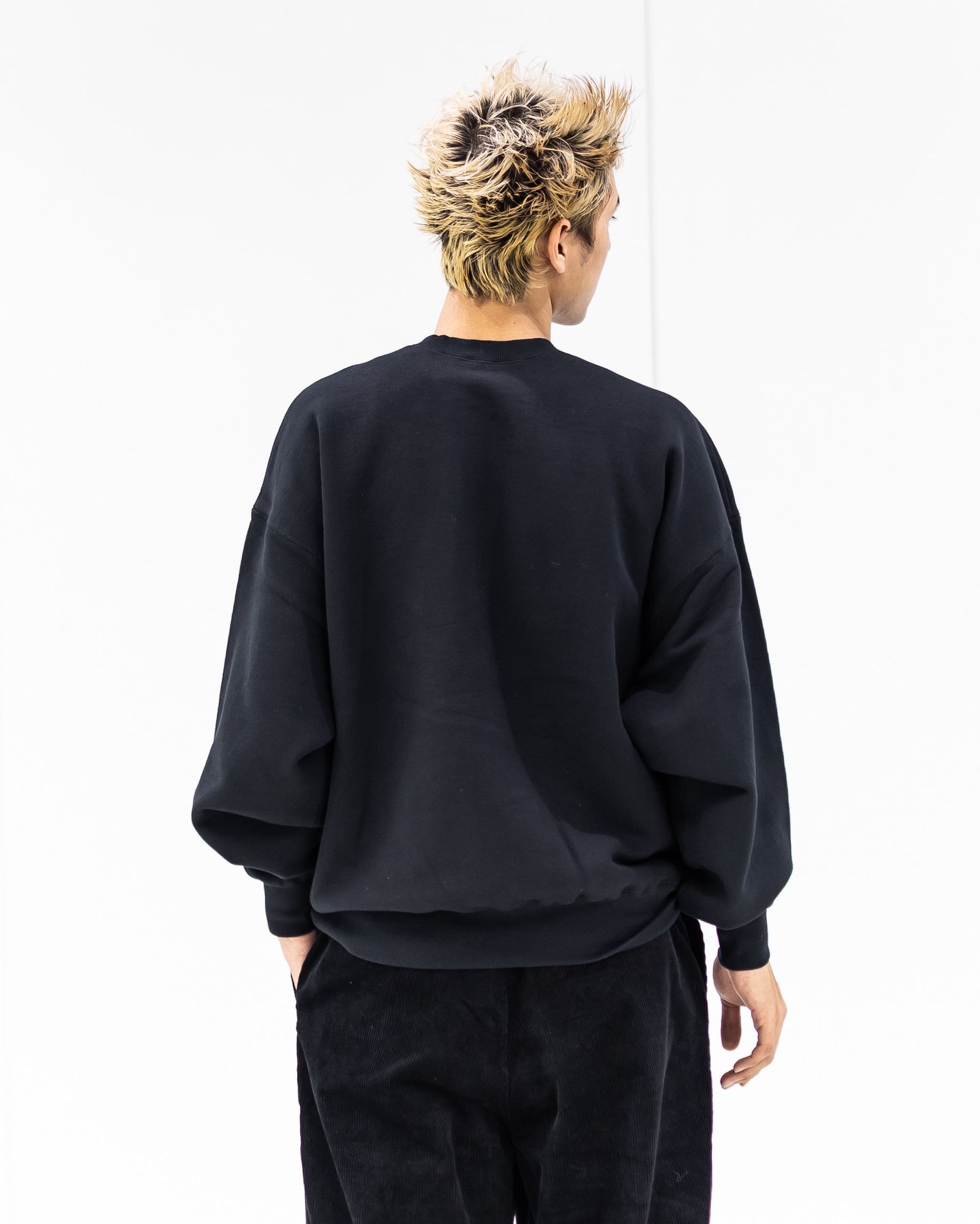 FreshService - フレッシュサービス HEAVY OZ CREW NECK SWEAT(BLACK