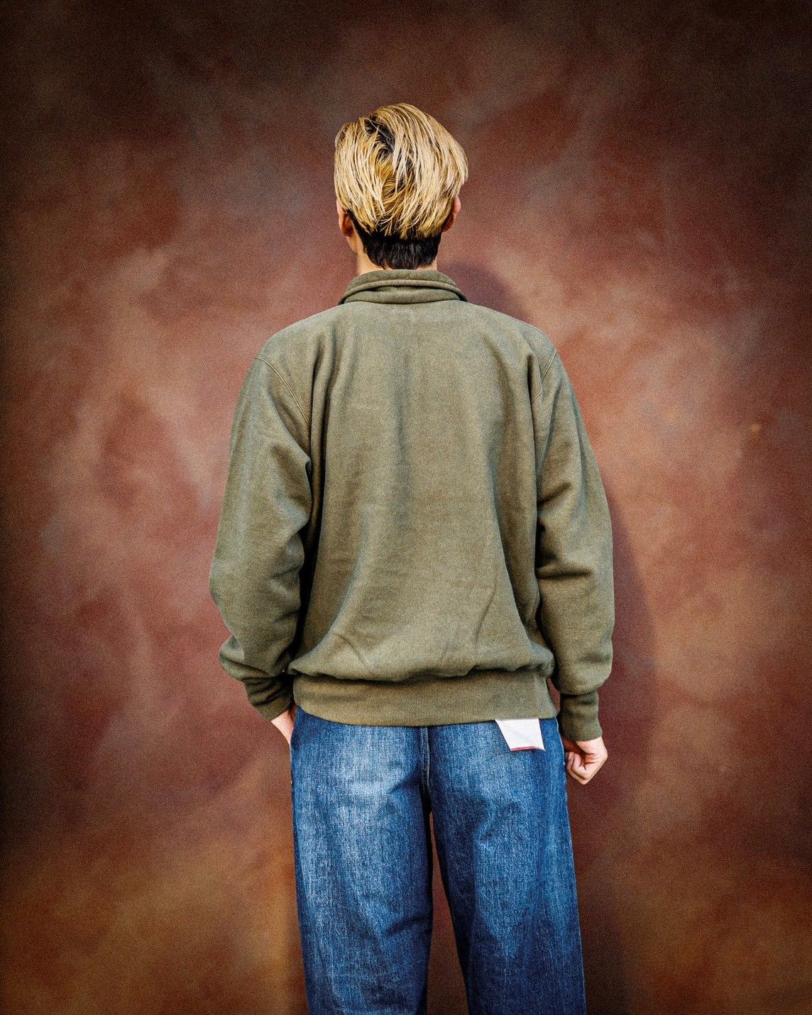 A.PRESSE - アプレッセ Vintage Half Zip Sweat Shirt(25SAP-05-08K