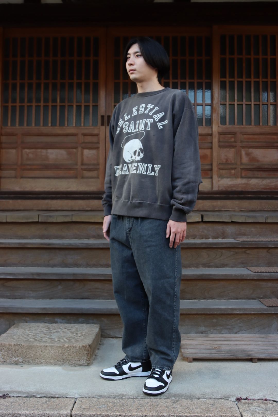 SAINT M×××××× スカルスウェット