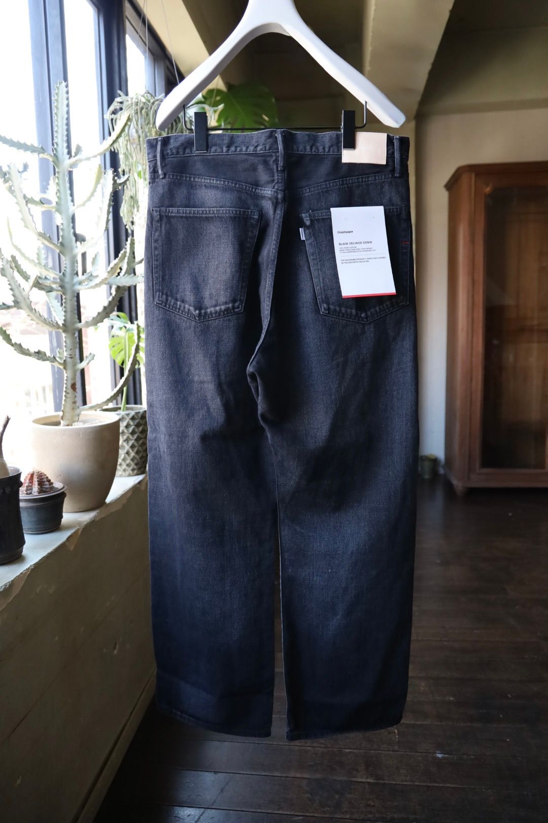 Graphpaper - グラフペーパー Selvage Denim Five Pocket wide