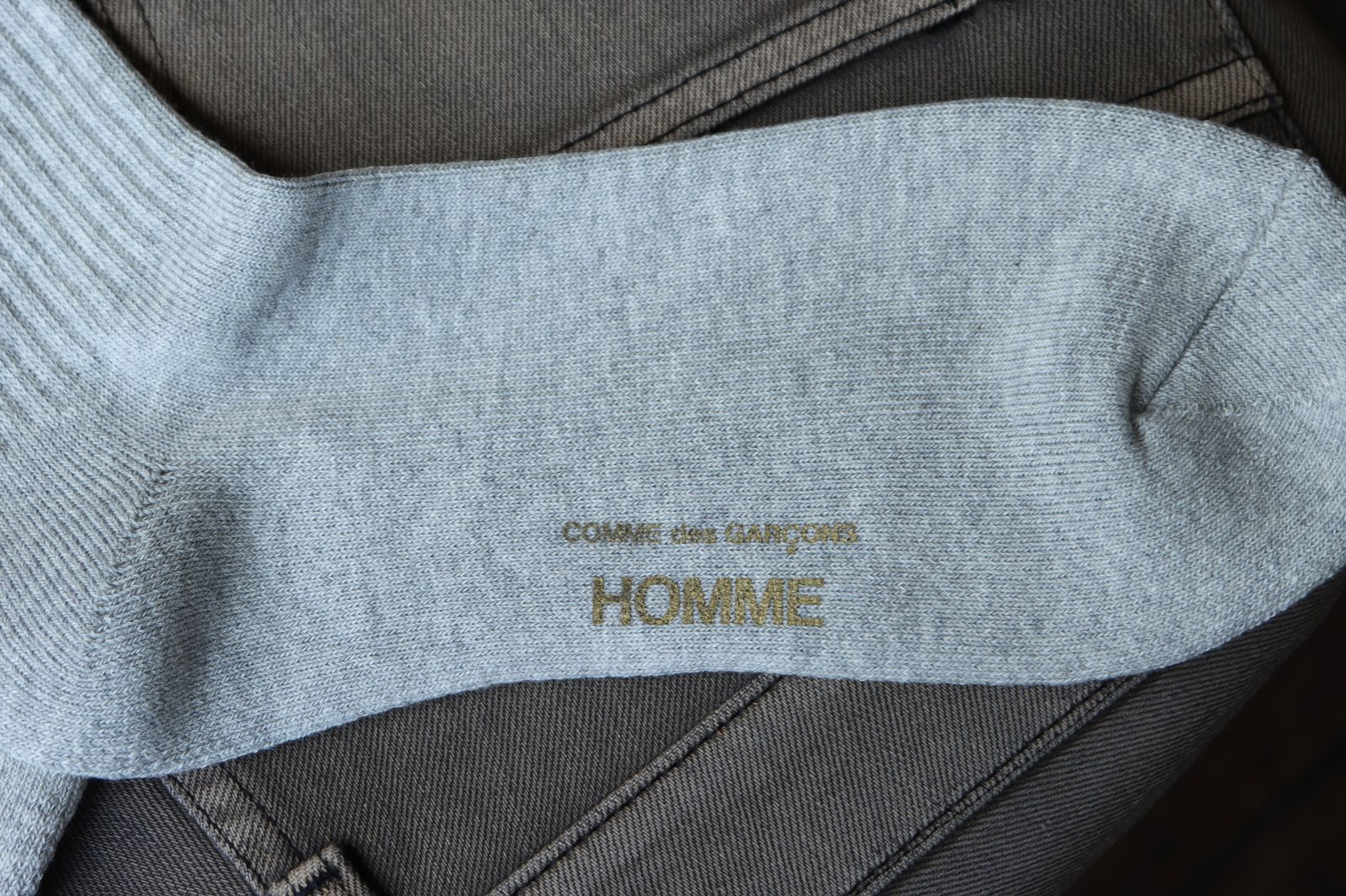 COMME des GARCONS HOMME - コムデギャルソンオム25SS ロゴソックス(HO