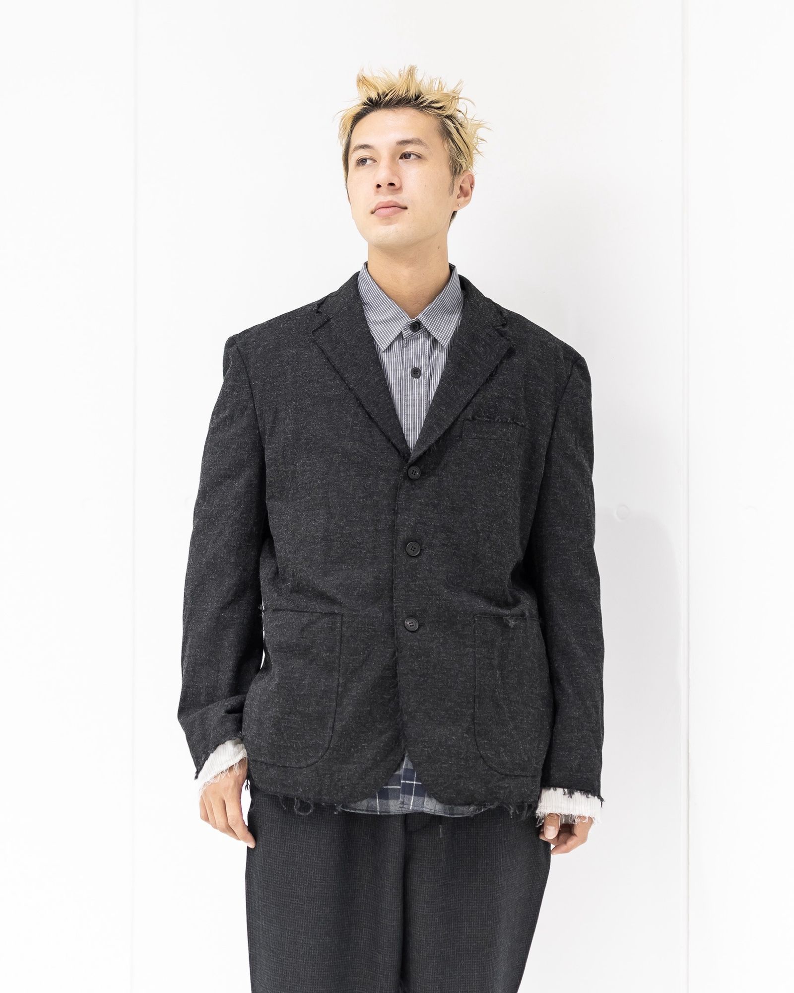 COMME des GARCONS ウールエステルヘリンボーンジャケット 10月3日(金