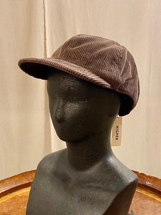 HIGHER - 8wel CORDUROY CAP / コーデュロイキャップ / ベージュ