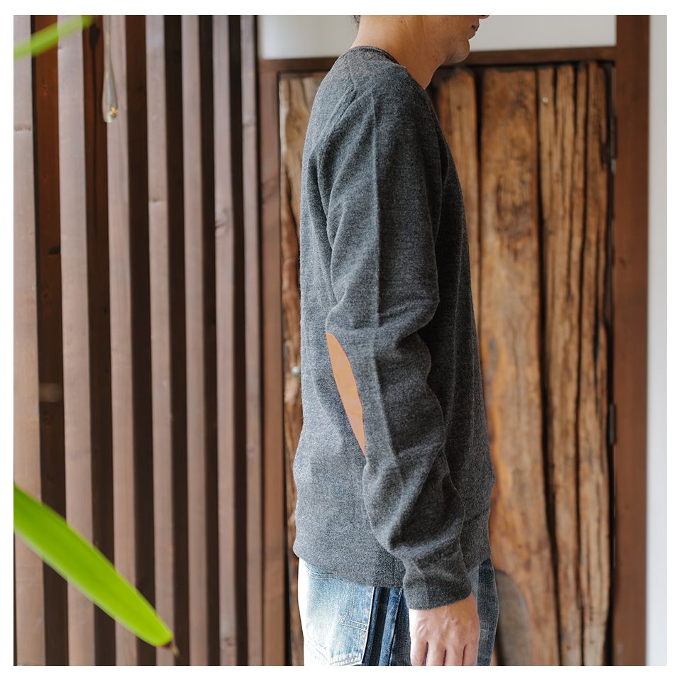 Maison Margiela - エルボーパッチセーター | River