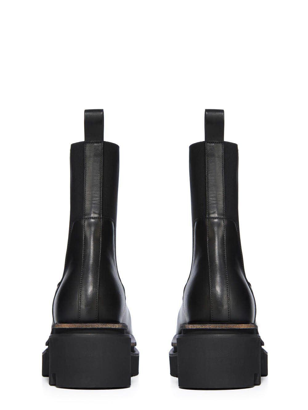 RICK OWENS - 【26SS】ビートルボウガン レザー サイドゴア ブーツ