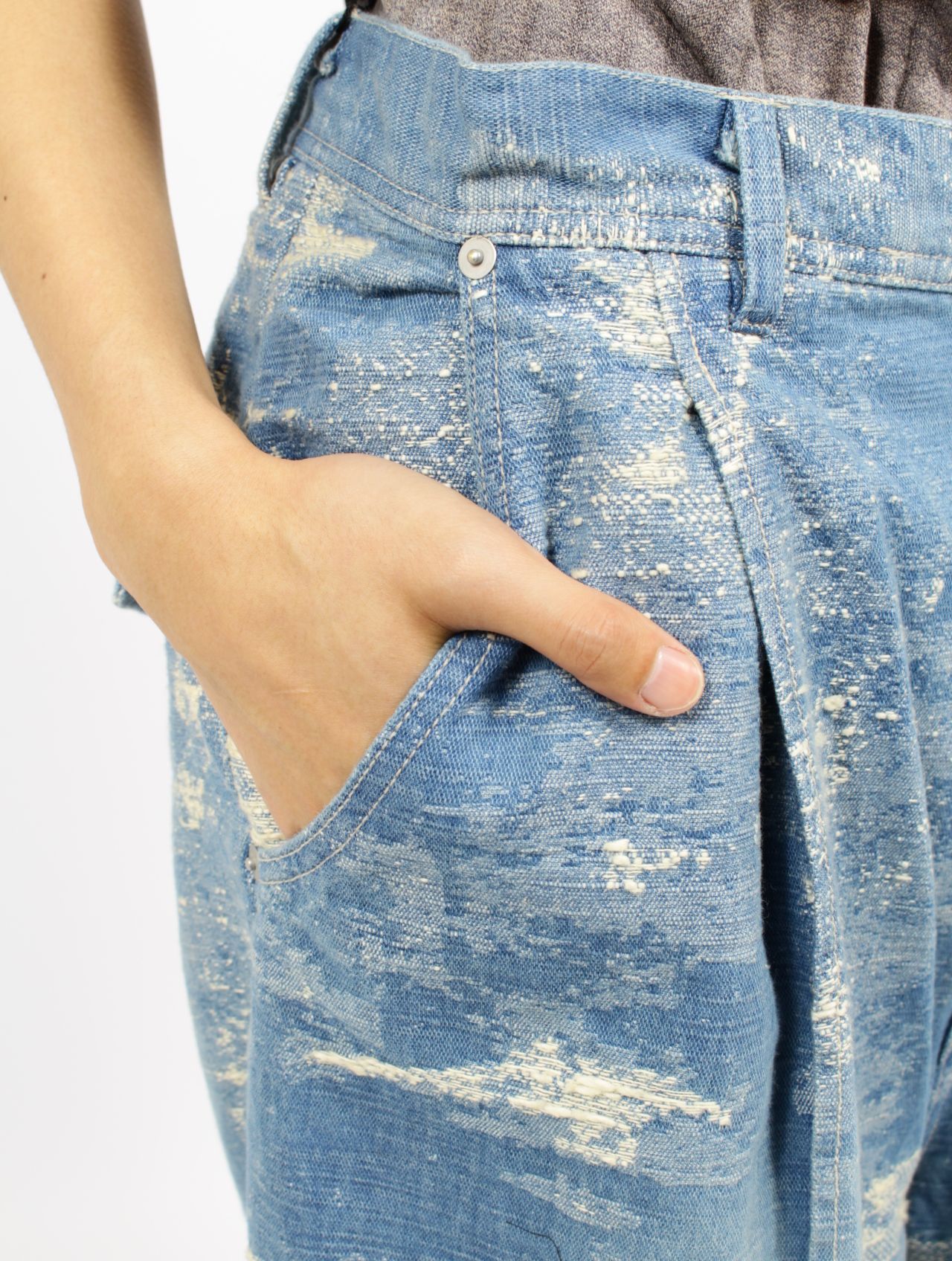 TAAKK - 【25AW】デニム デザイン トラウザーズ ワイドパンツ / DESIGN