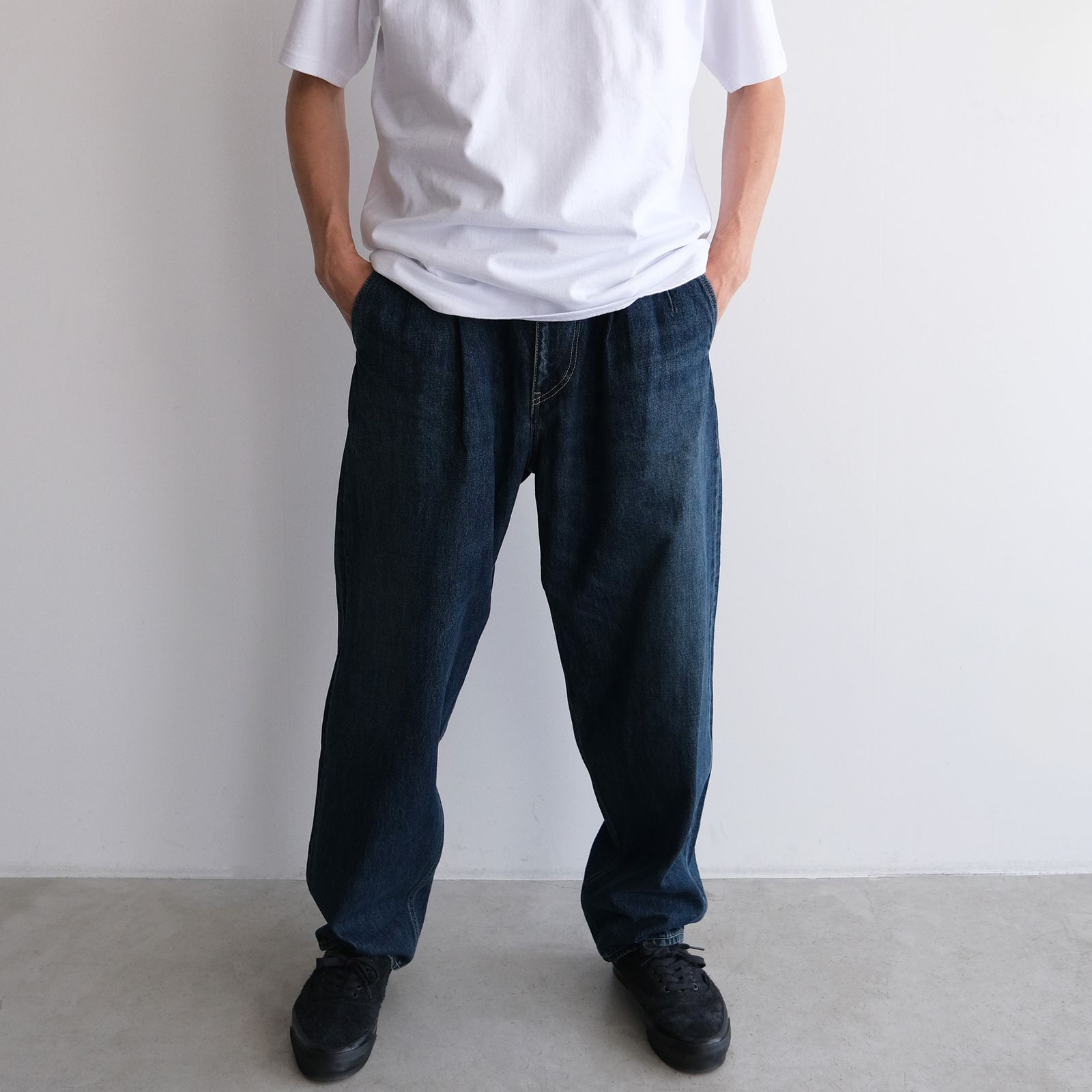 Graphpaper - Selvage Denim Two Tuck Tapered Pants -デニムパンツ
