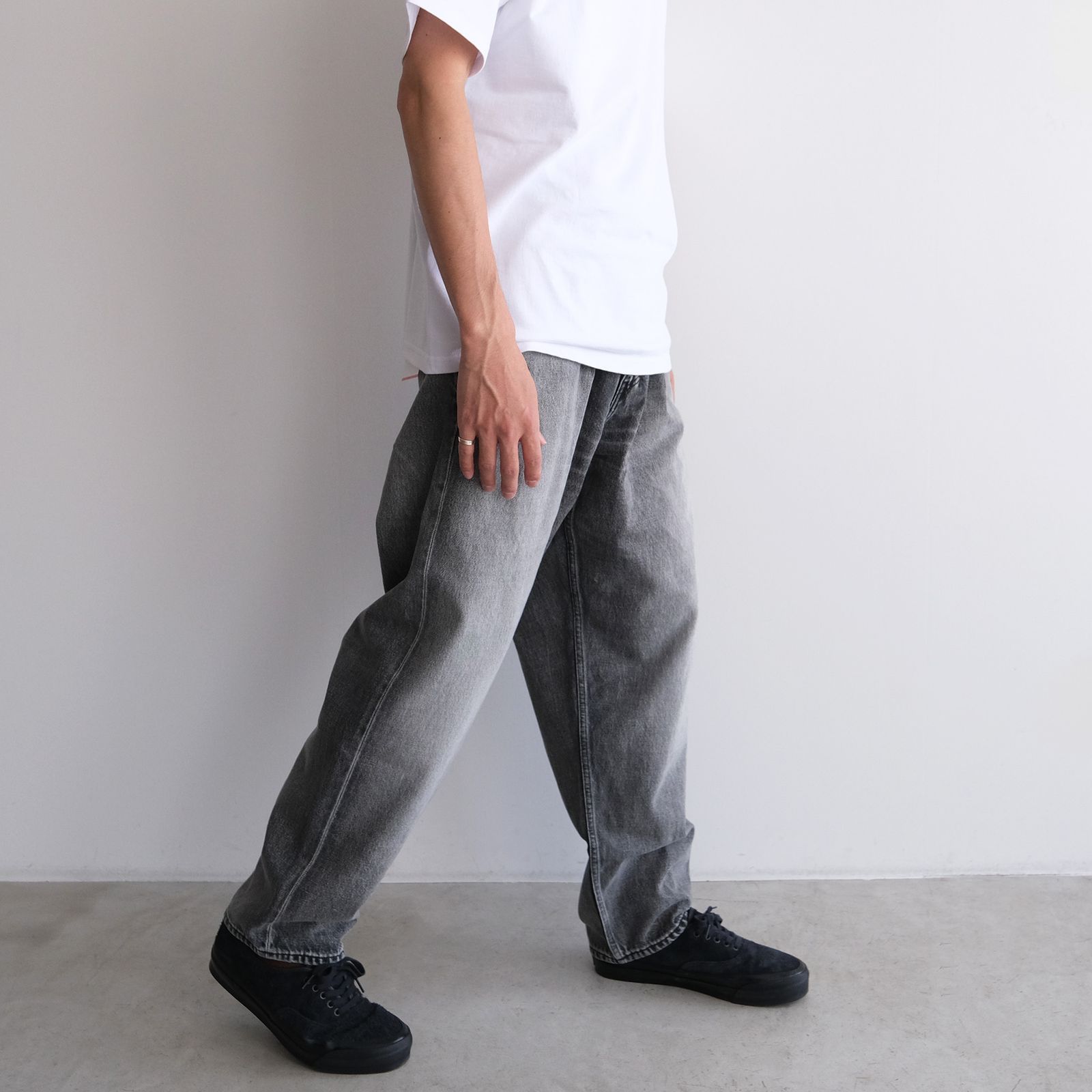 Graphpaper - Selvage Denim Two Tuck Tapered Pants -デニムパンツ