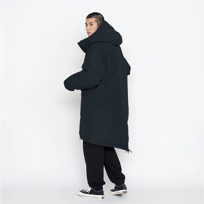 nanamica - GORE-TEX Long Down Coat / N(Navy) | Stripe Online Store