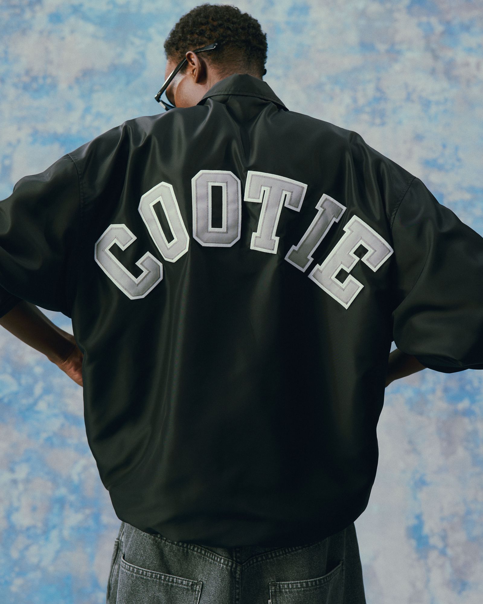 COOTIE PRODUCTIONS - Nylon Coach Jacket / BLACK / コーチジャケット
