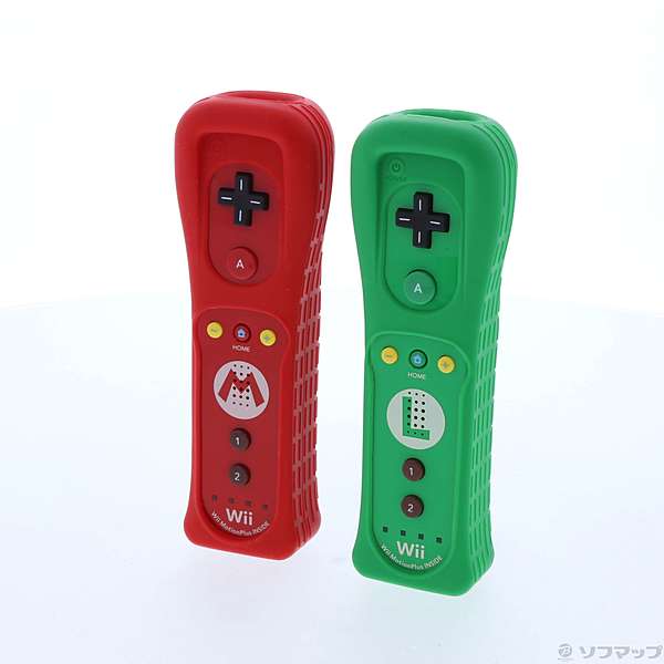 中古】Wiiリモコンプラスセット RVL-A-PN01 マリオ ルイージ