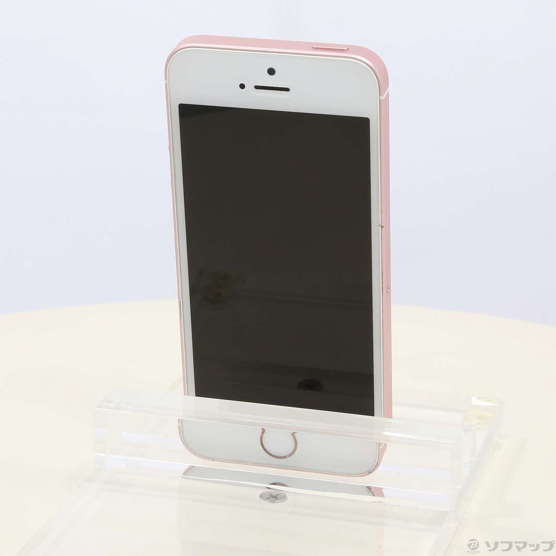 中古】iPhone SE 128GB ローズゴールド MP892J／A UQ mobile ◇08/11