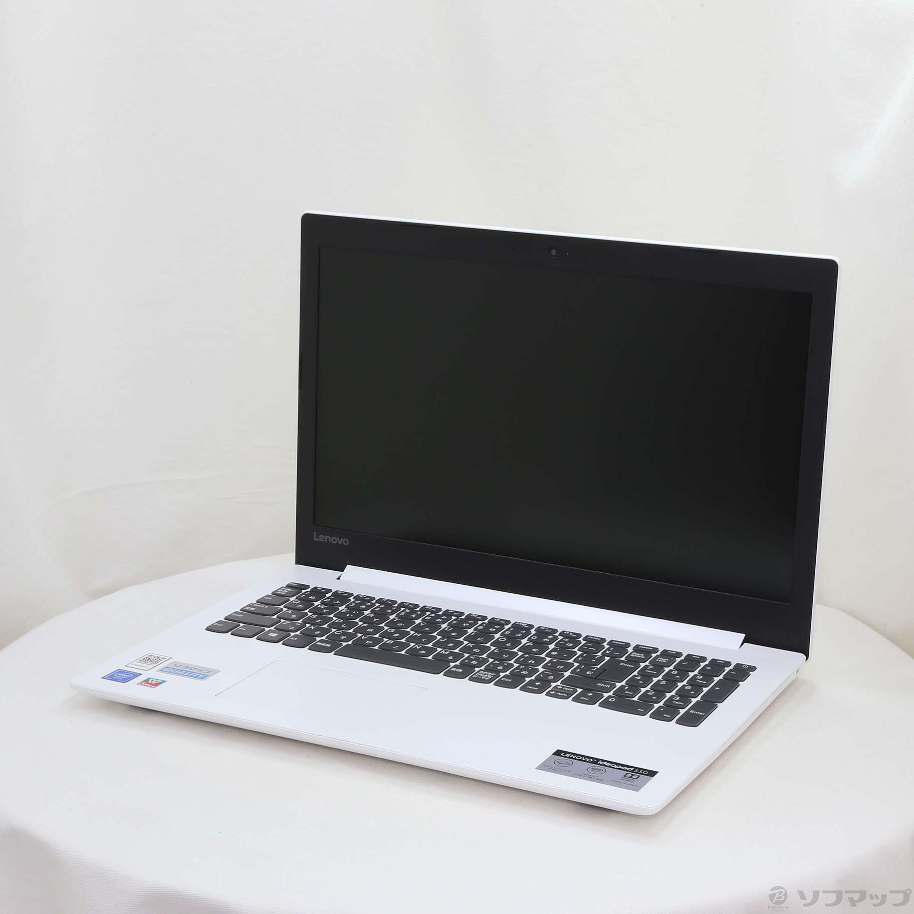 中古】ideapad 330 81DE02NJJP ブリザードホワイト 〔Windows 10