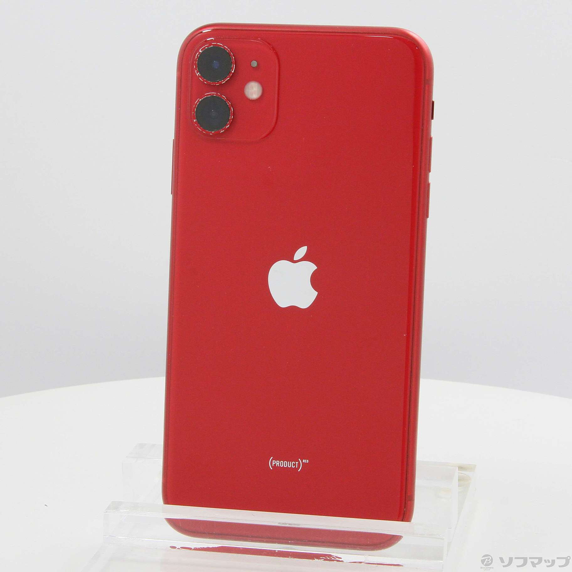 中古】iPhone11 64GB プロダクトレッド MWLV2J／A SIMフリー