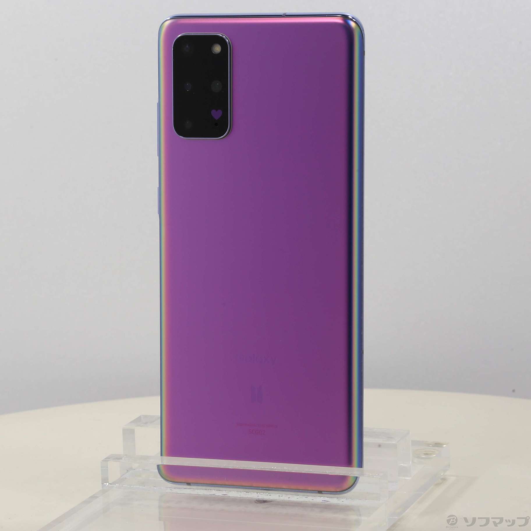 中古】セール対象品 Galaxy S20+ 5G BTS Edition 128GB パープル SCG02