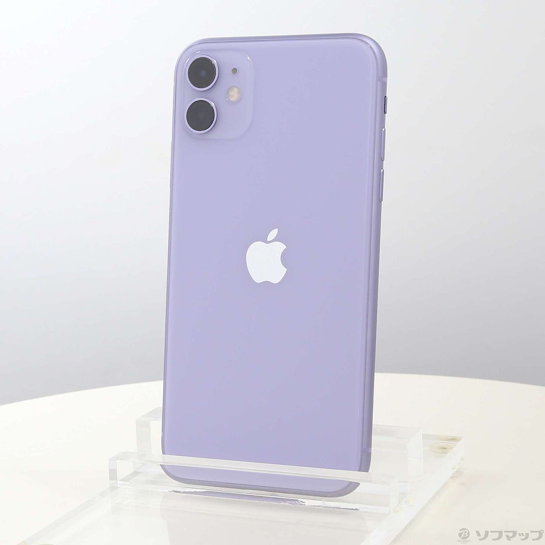 中古】iPhone11 64GB パープル MWLX2J／A SIMフリー [2133054722692