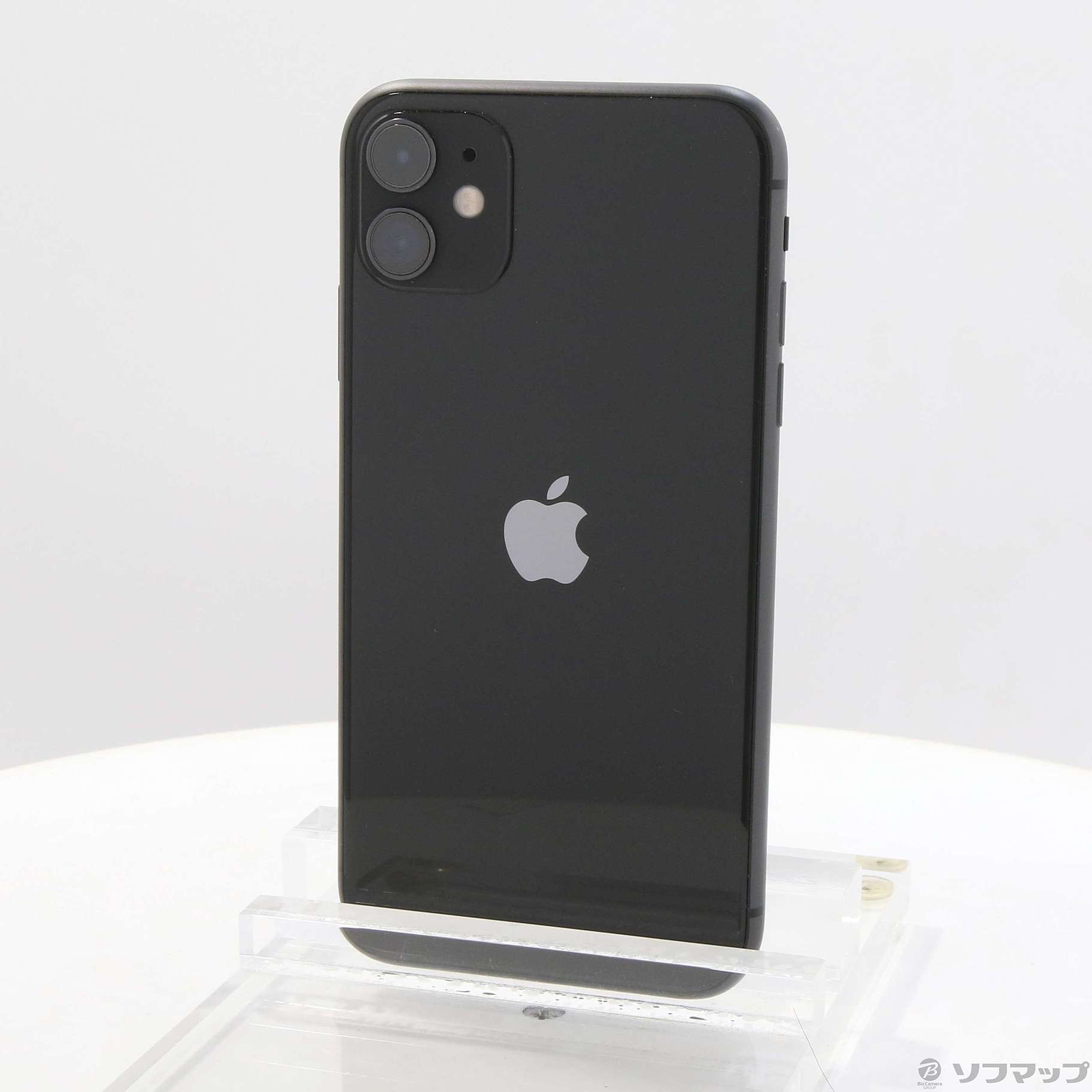 中古】iPhone11 64GB ブラック MWLT2J／A SIMフリー [2133060756186