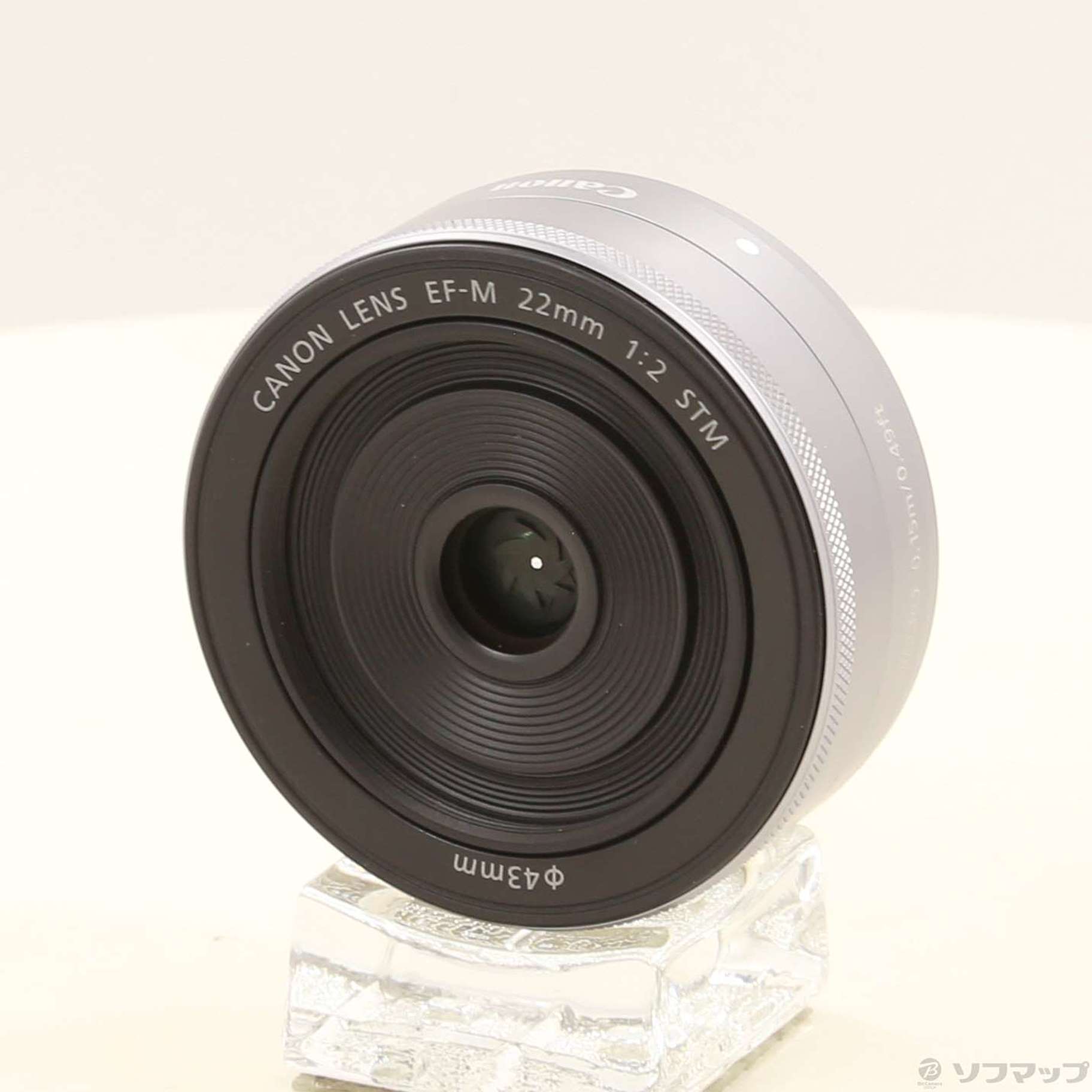 中古】EF-M 22mm F2 STM シルバー (レンズ)(CANON Mマウント