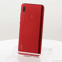 中古】HUAWEI nova lite 3 32GB コーラルレッド POT-LX2J SIMフリー
