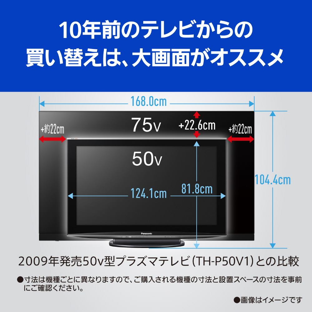 液晶テレビ VIERA(ビエラ) TH-75JX900 ［75V型 /Bluetooth対応 /4K対応