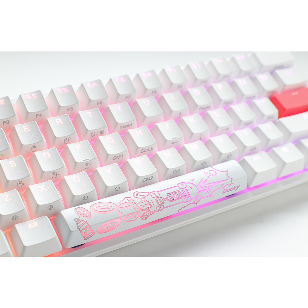 ゲーミングキーボード One 2 Mini RGB(英語配列) Pure White Cherry