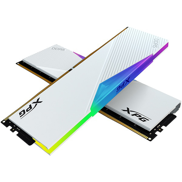 増設メモリ XPG LANCER RGB DDR5-6400 ホワイト AX5U6400C3216G