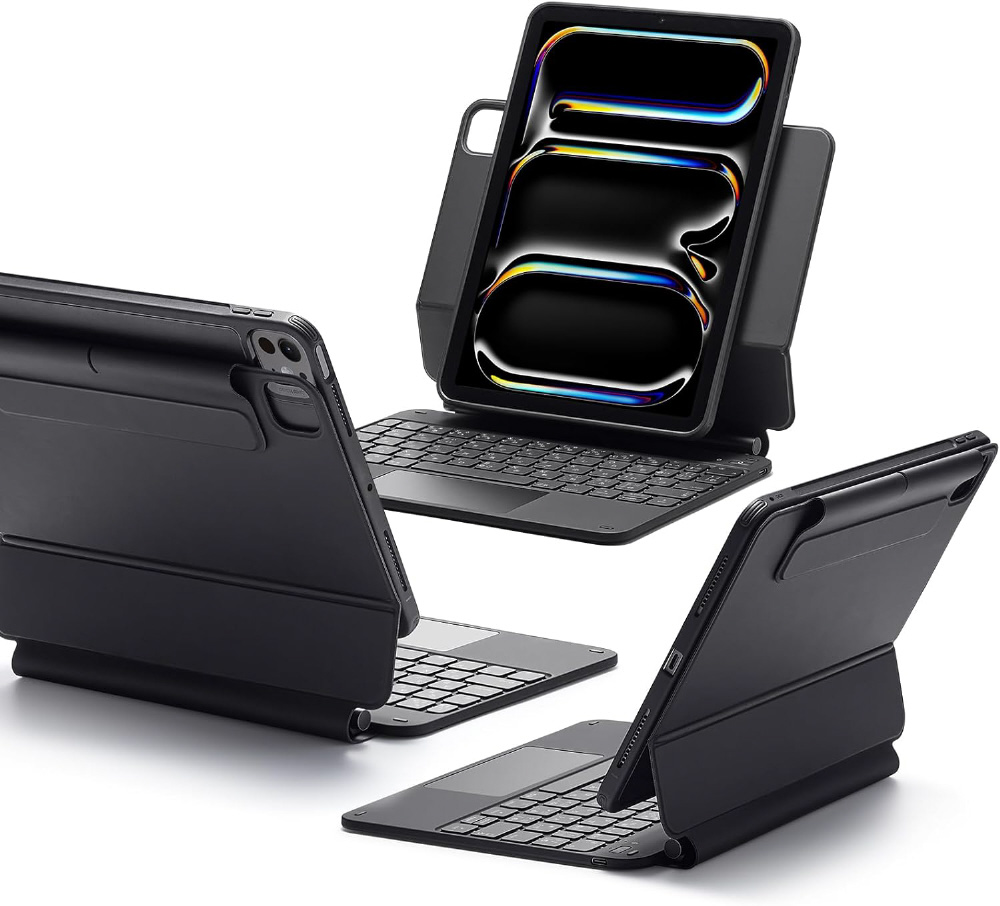 11インチiPad Pro（M5/M4）用 縦横モード対応 着脱可能 保護ケース付き