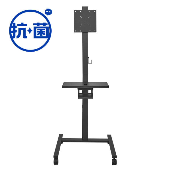 モニタースタンド [1画面 /～50インチ] 耐荷重最大25kg移動式 抗菌