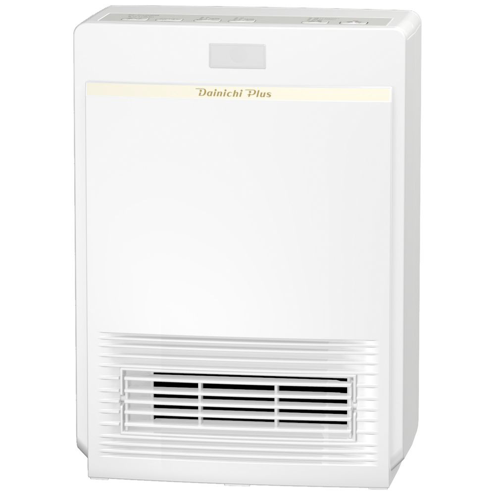 セラミックファンヒーター Dainichi Plus ホワイト EF-P1200G-W ［人