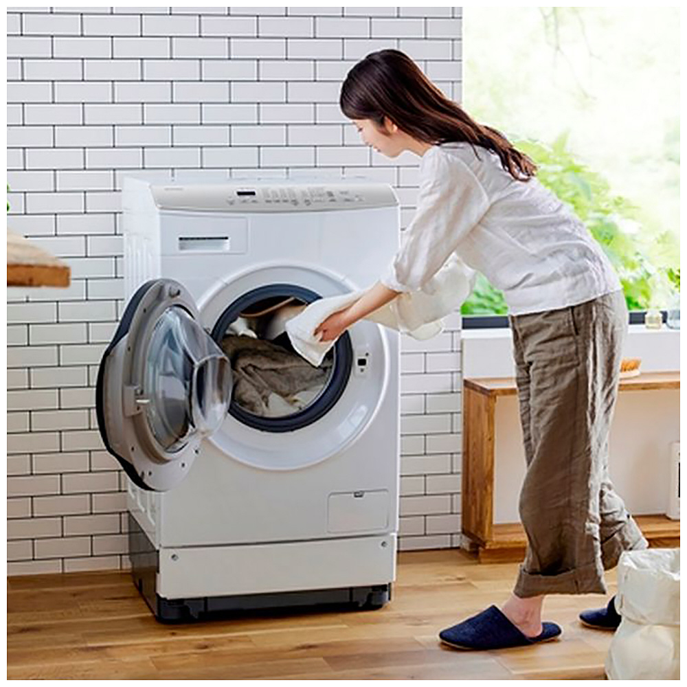 ドラム式洗濯乾燥機 ホワイト FLK842-W ［洗濯8.0kg /乾燥4.0kg