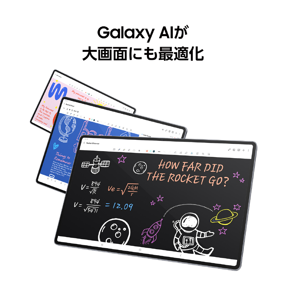 Galaxy Tab S10+ 512GB SM-X820NZAEXJP Moonstone Gray [12.4型 /Wi-Fi